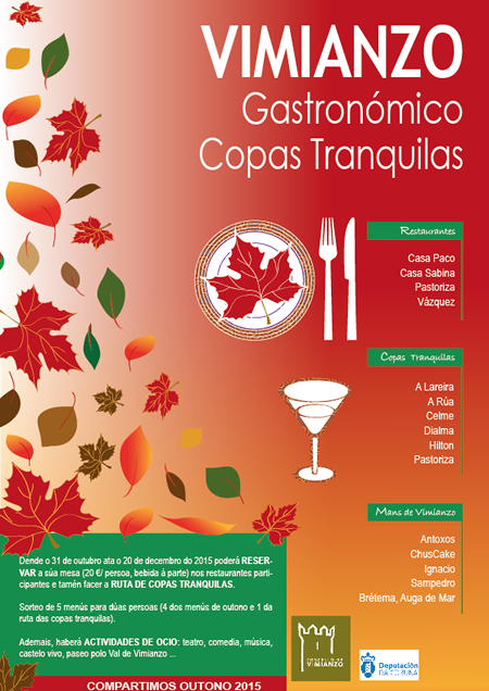 Outono Gastronmico e Copas Tranquilas - 2015