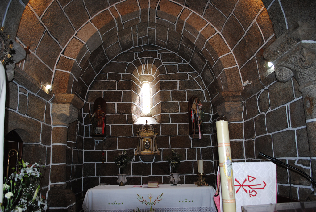 Bóveda Capela Maior Igrexa de Santo Antoíño de Baíñas