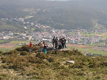 Vistas de Vimianzo desde Monte Faro